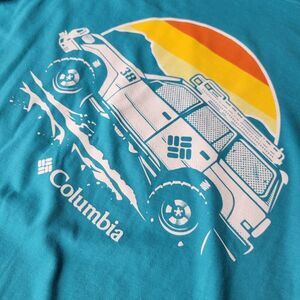 NEW OFF ROAD JEEP SUV COLUMBIA SUNSET MOUNTAINS TSHIRT m medium NWT
